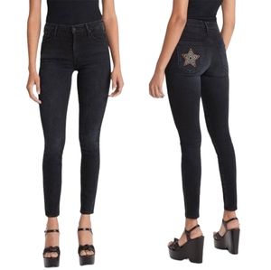 MOTHER High Waisted Looker Blackbird Size 27